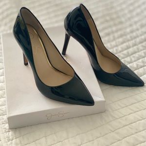 Jessica Simpson CASSANI Pumps 8M Black Patent Leather